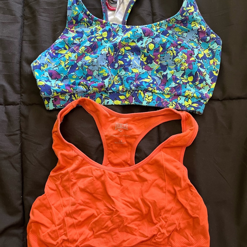 Two - Sports Bras Size Large